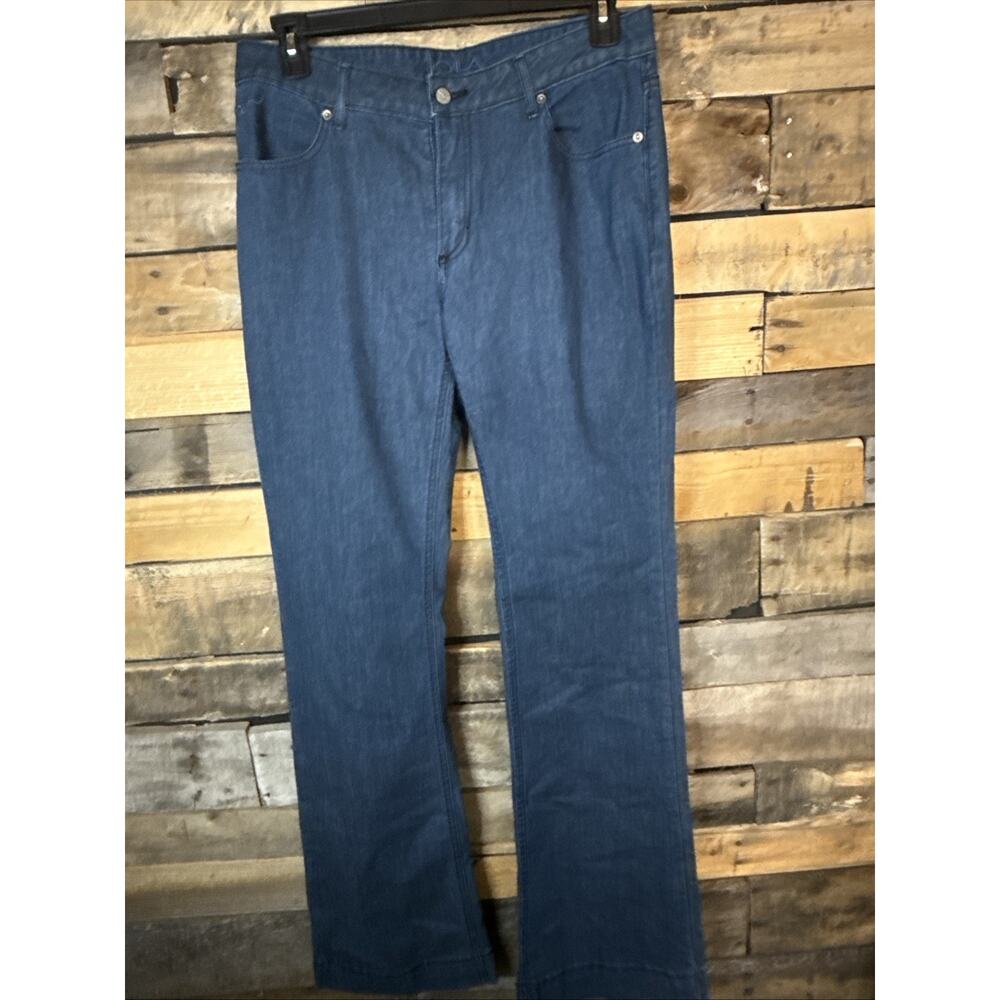 Lola Straight Jeans, Size 14x36, Blue